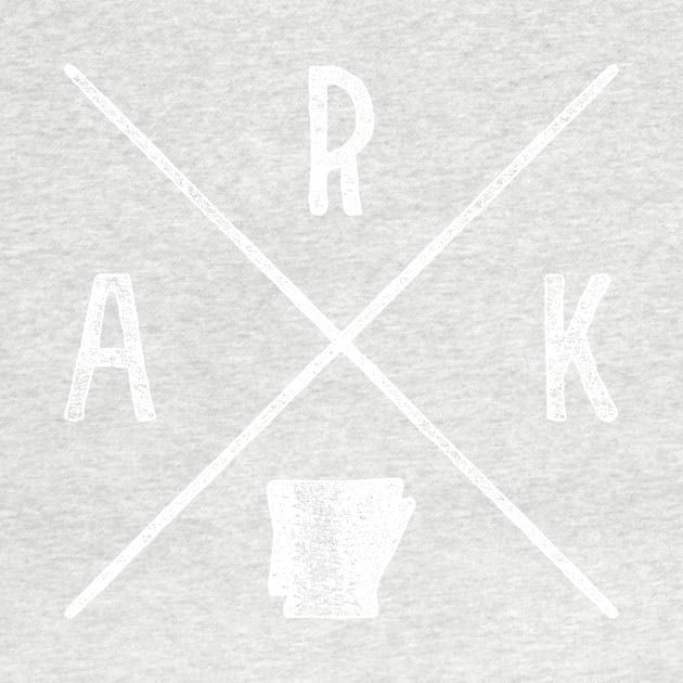 Arkansas Simple X Design by rt-shirts